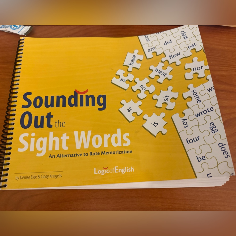 Yellow Sight Words Book